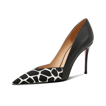 Пикантен дамски сандали на висок ток, летни нови модни дизайнерски вечерни обувки с остър петите, от елегантните дамски обувки на ток Zapatos Mujer