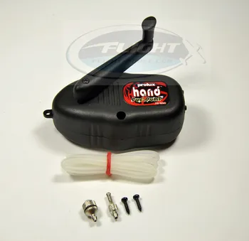 Ръчна помпа Prolux PX1650 Fast Фулър за бензинов нитромотора черен цвят с надстройка