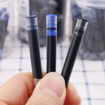 30шт Универсална черно-синя писалка Jinhao Касети с мастило 2,6 мм за захранване на училище канцеларски материали M17F