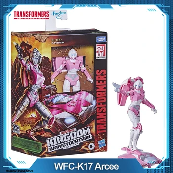 Hasbro Трансформърс Generations War for Cybertron Kingdom Deluxe WFC-K17 Arcee 5,5-инчов Фигурка-играчка, Подарък за рожден Ден F0676