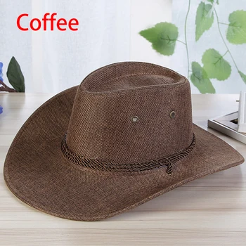 Джаз шапка унисекс, фетровая шапка, шапки от слънцето, лятна ковбойская мода в западния стил