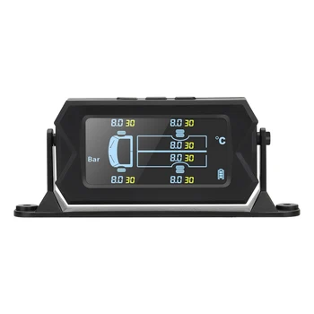 Цифров LCD дисплей ГУМИТЕ за контрол на налягането в гумите TPMS за контрол на налягането в камион ГУМИТЕ на ремаркето на АВТОБУСА