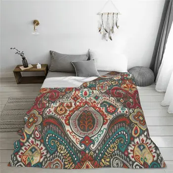 Одеяла в бохемски стил, коралов руно, плюш, пролет-есен, на Традиционното джобно лесно доловими покривки за легла, покривки за автомобили