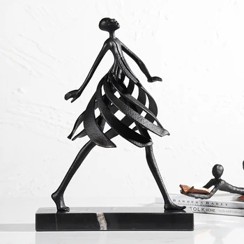 Модерна минималистичная абстрактна скулптура, украса за момичета, хол, къщи, ТВ-кабинет