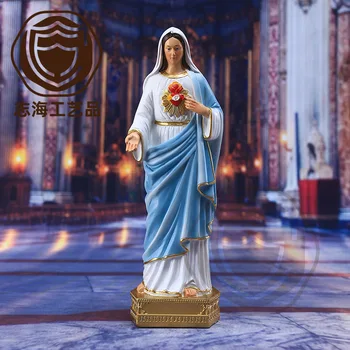Сини дрехи, Украса на Статуята на Свети Сърце на Мария, Класическата декорация, Подаръци, Занаяти, изработени от смола
