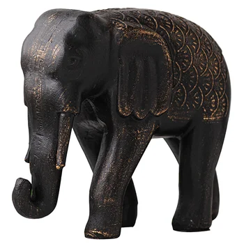 Статуя На Слон Украшение За Работния Плот Е От Смола Украса Във Формата На Слон Декор Под Формата На Фигури На Слон