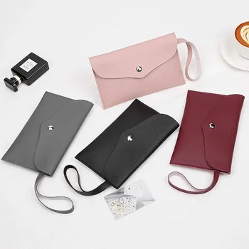Ръчна чанта, нов портфейл за монети, Корейски приети с трансграничен Instagram, кожена ръчна дръжка, обикновена и проста подаръци