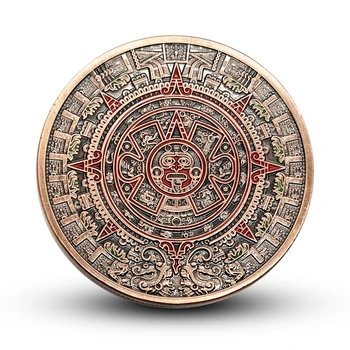 Монети на Ню Мексико Календар Дълго сметка на маите, Ацтеките Колекция Възпоменателни монети от червен бронз