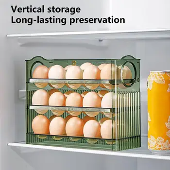 За многократна употреба кутия за съхранение на яйца на вратата на хладилника, стоки за дома