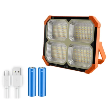 Слънчевата светлина Оранжев цвят С led подово светильником капацитет от 500 LM, е подходящ за къмпинг, на открито и аварийно осветление