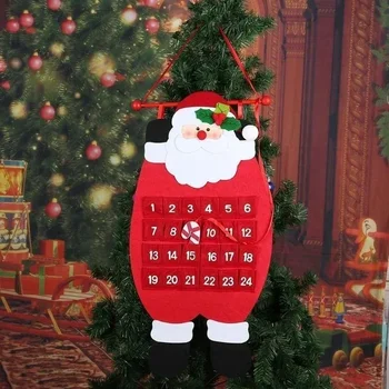 2024 Коледно парти артикули за декорация на дома и градината Адвент-календар Дядо Коледа, Снежен човек Лосове Коледни Стоки за новогодишната парти Подаръци