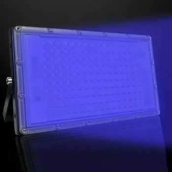 300 W UV-черна светлина, UV-отверждающая лампа 395нм луминесцентна лампа за откриване на бестеневой смола, Лепило UV-отверждающая лампа 3D печат