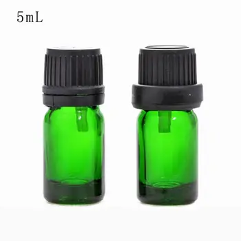 стъклена бутилка-краен за етерични масла за духове, 5 мл, зелена стъклена бутилка F20172262
