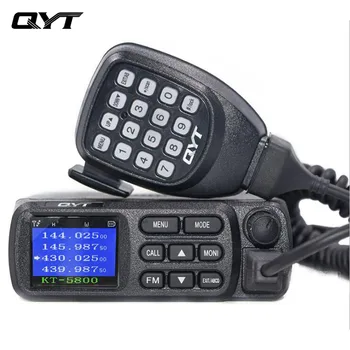 QYT KT-5800 Автомобилното Радио двойна лента Мобилен Радиокремблер quadband телефони Режим на готовност 12/24 Работно Напрежение FM Радиостанцията двойна лента