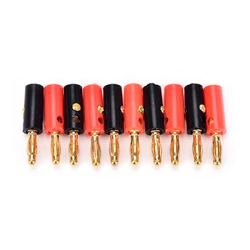 10 бр. аудиоинструментов конектори за кабели високоговорители, cable конектори жак тип 