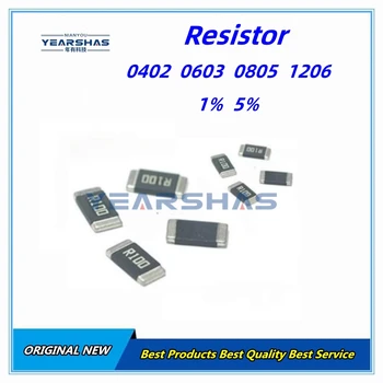 5000 бр 0603 резистор SMD Точност 1% 0 Ω ~ 10 M Ω 1 Към 2,2 До 10 До 100 До 0 1 10 100 150 220 330 Ома 1R 10R 100R 150R 220R 330R на Нова