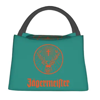 Чанта за обяд Jagermeister по поръчка, женски термоохладители, изолиран обяд-бокс за работа, Пиник или пътуване