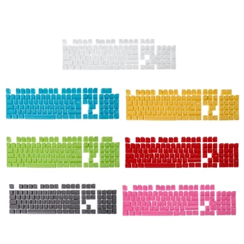 PBT 104 Keyscaps Клавишите С двойно пунктирани Подсветка Разнообразие от Цветови Решения За механична клавиатура Cherry MX KeyCap