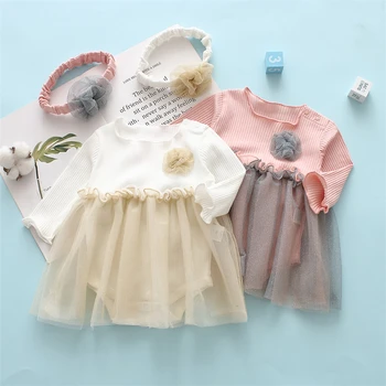 Мозайка рокля за деца, мрежести вечерни рокли за момичета, детски костюм принцеса на 1 година на раждане