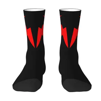 Чорапи Harajuku Red Nadal Tennis Stars Мъжки И дамски чорапи за баскетбол с 3D принтом Sports Crew