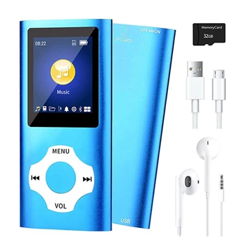 Музикален MP3 плейър с Bluetooth 5.0, преносим музикален плеър, Hifi / преглед на видео / снимки / електронни книги за деца