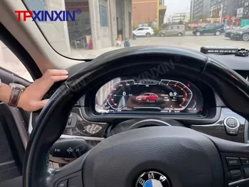 Цифров Linux клъстер за BMW X5 F15 X6 F16 2009-2016 Екран зададено измерване на скоростта на арматурното табло, главното устройство виртуална кабината на автомобила