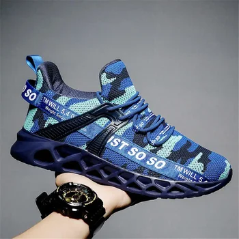 камуфляжная вентилация ежедневни мъжки обувки за фитнес мъжки спортни маратонки за бягане препродажба shuse high brand hit kawaiis Workout sepatu YDX2