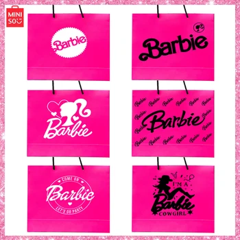 2024 Барби, Хартиена роза, Розова чанта за пазаруване, подарък чанта принцеса аниме, Мультяшная Y2K Момиче, чанта-органайзер за подаръци за Свети Валентин