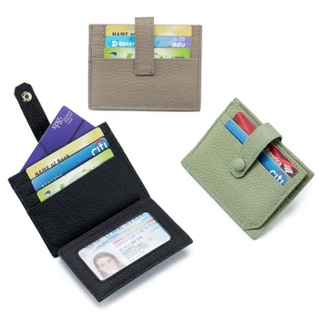 Нова ультратонкая чанта с няколко карти, на високо ниво във външния вид и изискан калъф за карти, кожена чанта за съхранение на дреболии