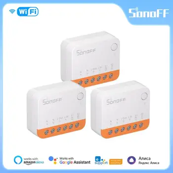 SONOFF MINI R4 Extreme Wi-Fi Smart Switch Малка размера Управлява Външния ключ В режим на Изключване на Реле Чрез eWeLink Алекса Google Home