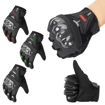Ръкавици, със сензорни екрани, Мотоциклетни Ръкавици с твърдост за спорт на открито, велосипедни ръкавици с пълни пръсти T3EF