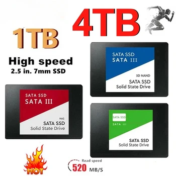 SSD Диск HDD 2,5 Твърд Диск SSD 120 GB И 240 GB 1 TB 512 GB 2 TB 256 GB HD SATA Диск Вътрешен Твърд Диск за Преносим Компютър