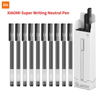 Xiaomi Super Durable Writing Sign Pen 0,5 мм Гел химикалка за подпис Smooth Switzerland с дресинг червено-черно мастило Химикалка химикалка