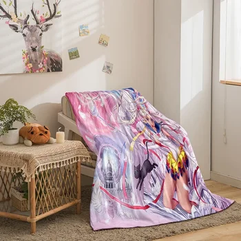 Фланелевое одеяло от серия японски аниме 