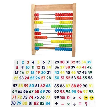 Детски уроци по аритметика, преброяване пръчка, рамка за изчисляване, уреждане на сметки, образователен инструмент, образователна рамка