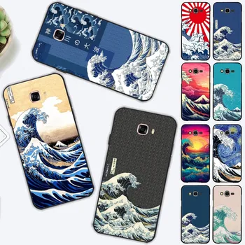 Япония е Велика Вълна От Канагавы Калъф За мобилен Телефон Samsung J 7 plus 7core J7 нео J6 plus prime J6 J4 J5 Мобилен Калъф