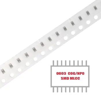 MY GROUP 100ШТ на Многослойни керамични кондензатори SMD MLCC CER 8.4 PF 100V NP0 0603 за повърхностен монтаж в наличност