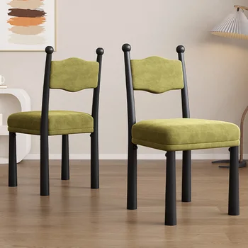 Декоративни Модерни трапезни столове в скандинавски стил, Релаксиращи Минималистичные Луксозни Трапезни столове, Дизайнерски мебели за дома Silla Gamer YX50DC