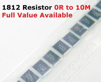 50 бр./лот SMD Чип-Резистор 1812 36K/39K/43K/47K/51K/Ω 5% Съпротива 36/39/43/47/51/K Резистори Безплатна доставка