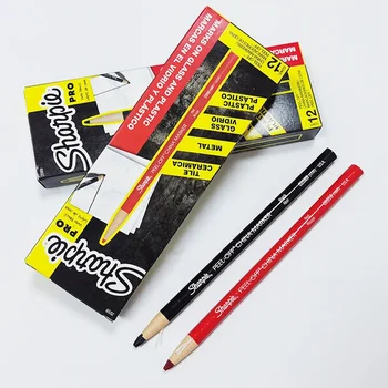В стъклена хартия за маркери химикалки с цветен рулоном 12шт Мокри порцеланови моливи, чиста метална кърпа за моливи, лесно, оставяйки следи от ОТСЛАИВАНИЯ