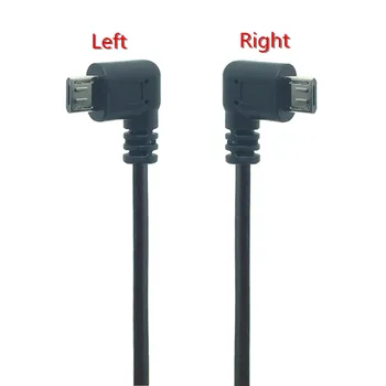 Висококачествен удлинительный кабел M / F, кабел за Micro USB 2.0, удлинительный кабел тип B един мъж към една жена, висока еластичност