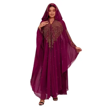 Абайи за жени в Дубай Апартамент 2023 Африкански Мюсюлмански модно рокля Кафтан Сватбени рокли Bubu Халат Дашики Африканска облекло