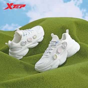 Xtep/ Дамски обувки за ходене с чудесни домашни любимци, лятна дамски спортни обувки от дишаща мрежа, Универсални дамски маратонки 877218320027