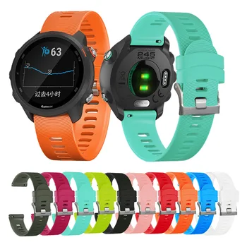 Силиконов Ремък За часа Realme Watch /Watch T1 Smart Watch Band 20 ММ Гривна Въжета За Garmin Forerunner 245 Music Watchband