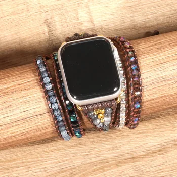 Реколта минималистичные плетени аксесоари, часовници с гривната от 5-слойный каишка за Apple каишка гривна