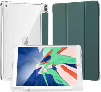 За iPad Air 4 Калъф за iPad air 2020 Калъф 10,9 инча (4-то поколение) Умен силиконов калъф с притежател на молив funda ipad 2020