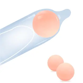 2 Бр Многократно силиконови топки-удължител на пениса уголемяване на пениса, топките за презервативи, секс играчки за възрастни, Аксесоари, Член от мека плът