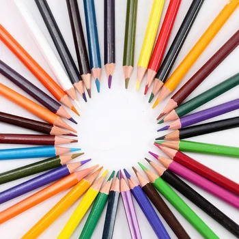 Дървени цветни моливи за книжки за оцветяване Secret Garden, цветни моливи висока концентрация, 12/24/36 цветове, за награда-книжка за оцветяване, Моливи