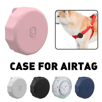 Защитен калъф за Airtag, мек силиконов калъф за възглавници, за кучетата на теглича яка, устройства за проследяване на домашни любимци, устройства за защита от загуба на I6g9