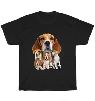 Аз обичам моята Бийгъл тениска за кучета тематични смешно кученце Бигъл любовник подарък тениска унисекс с дълъг ръкав